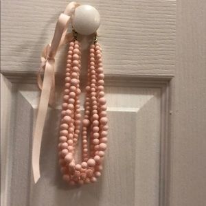 Pink bauble necklace